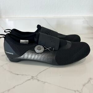 Shimano Women's SH-IC500W Indoor Cycling Shoe, Size 43 in Black US 11.5